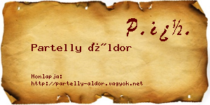 Partelly Áldor névjegykártya
